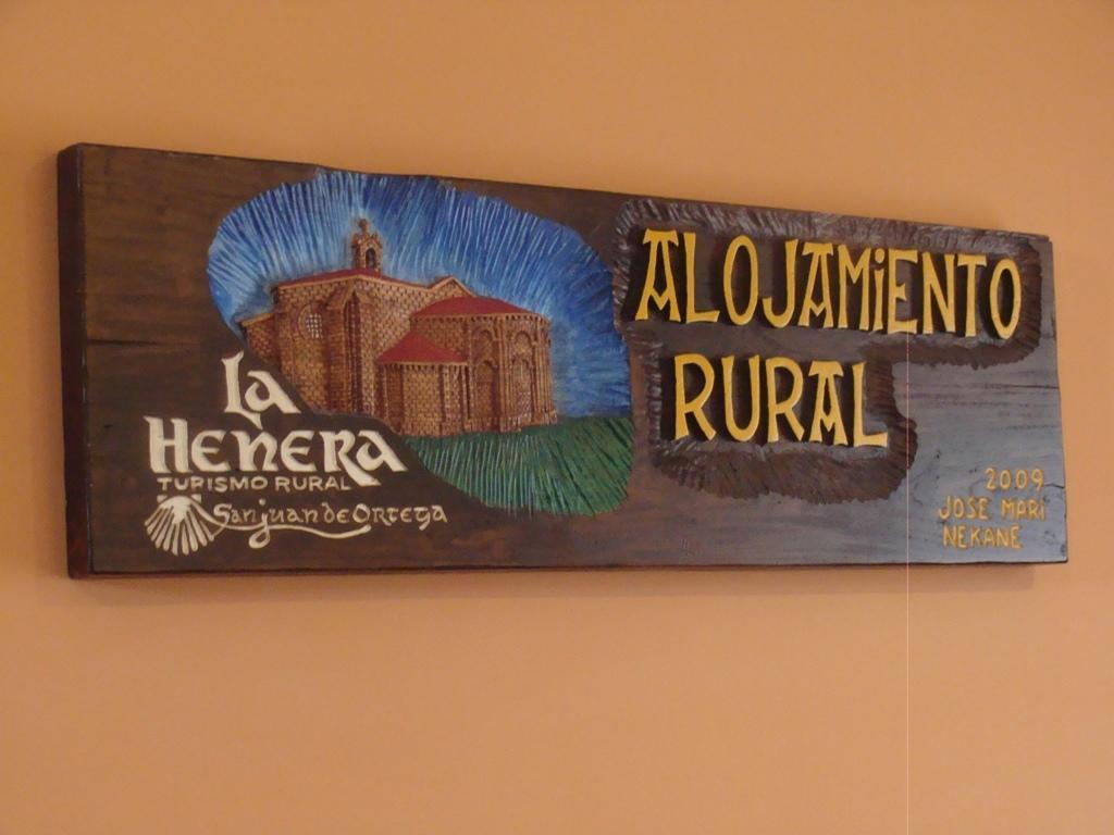 Alojamiento Rural La Henera San Juan de Ortega Ngoại thất bức ảnh